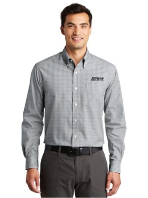 S639  Port Authority? Plaid Pattern Easy Care Shirt